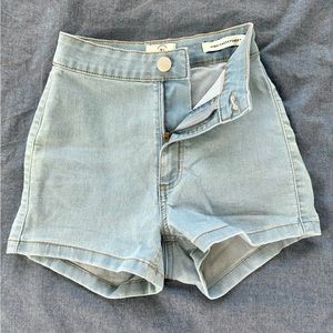 Cotton On High Waisted Denim Shorts